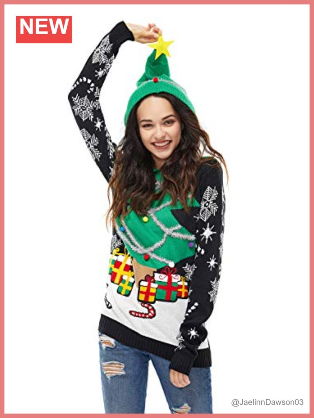 Ugly Christmas Sweater Unisex Novelty Santa Pullover Hoodie Festive Party